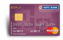 Corporate World MasterCard Credit Card